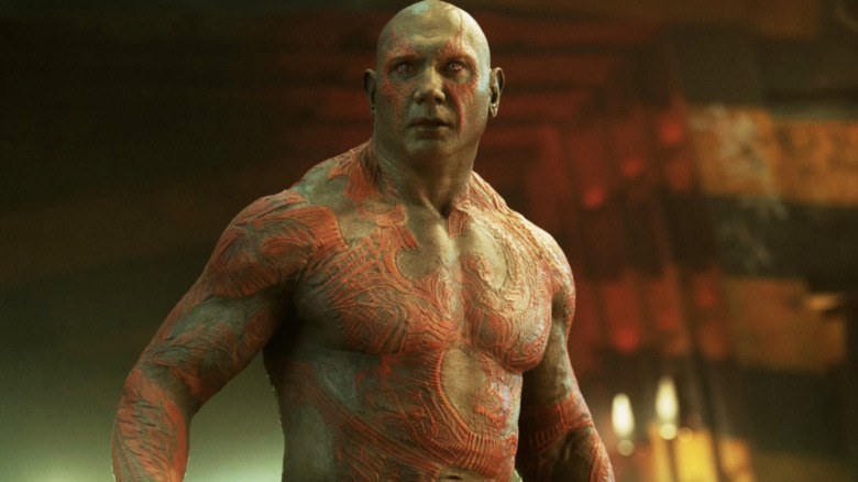 Dave Bautista Drax tattoos