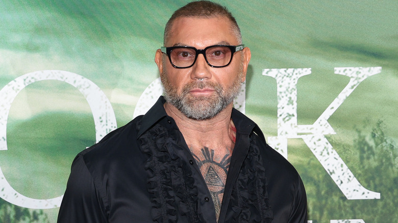 Dave Bautista posing