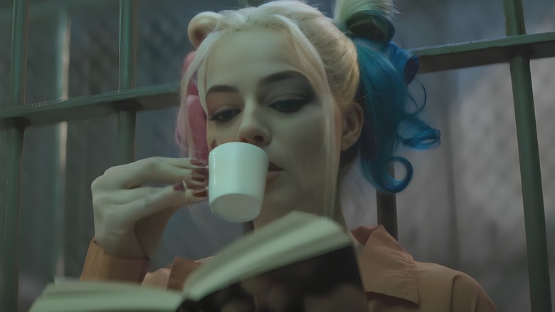 Harley sips her tea