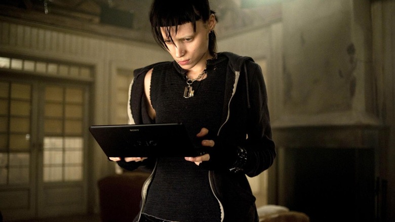 Lisbeth Salander investigating