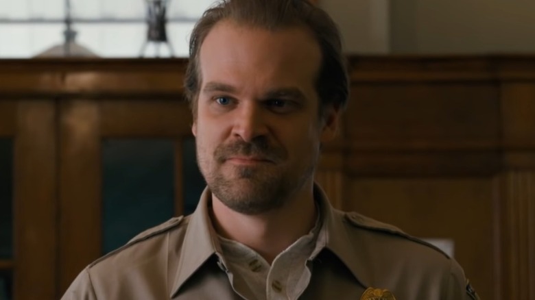 Stranger Things Jim Hopper in uniform