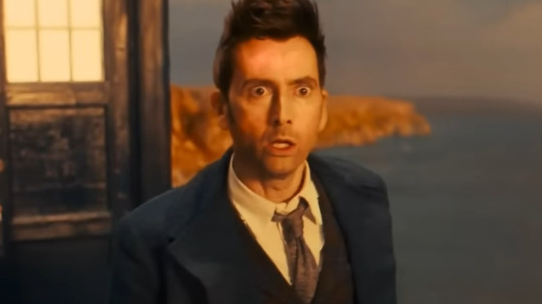 The Tenth Doctor de-generating