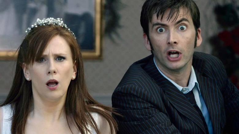 Doctor and Donna surprised