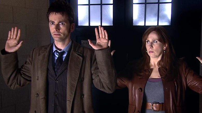 The Doctor and Donna surrender