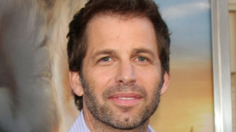 Zack Snyder smiling