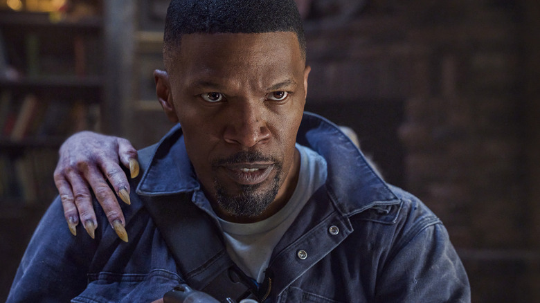 Jamie Foxx playing Bud in Day Shift