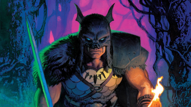 Batman as a barbarian