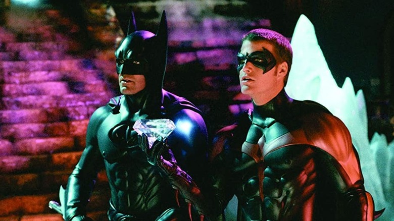 Batman and Robin in action