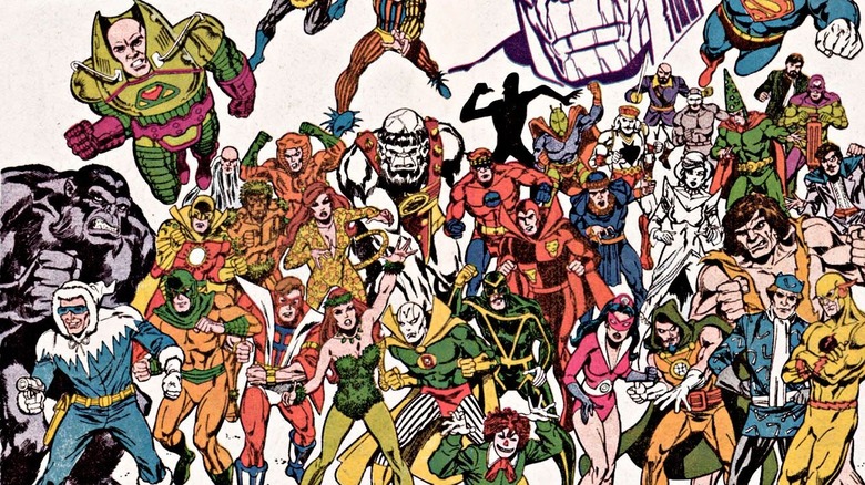 A whole crowd of Super-Villains