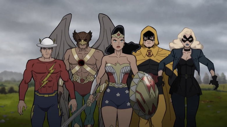 The Justice Society during World War 2