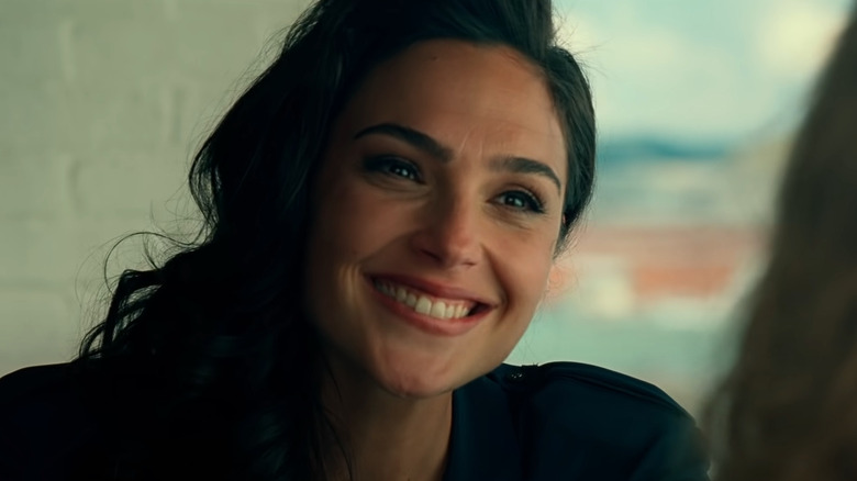 Wonder Woman smiling