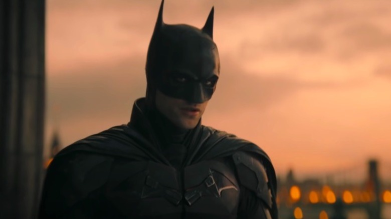 Pattinson appears as Batman 