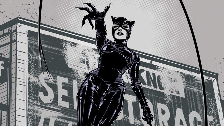 Catwoman in the sky