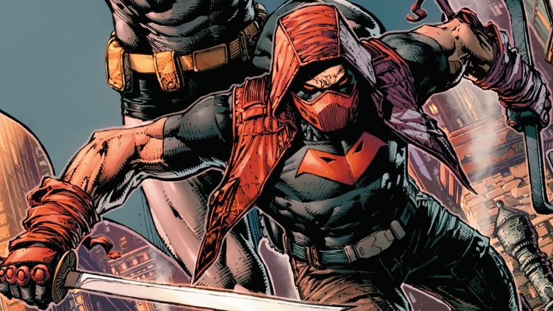 Jason Todd on rooftop