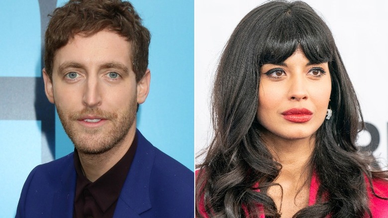 Thomas Middleditch and Jameela Jamil