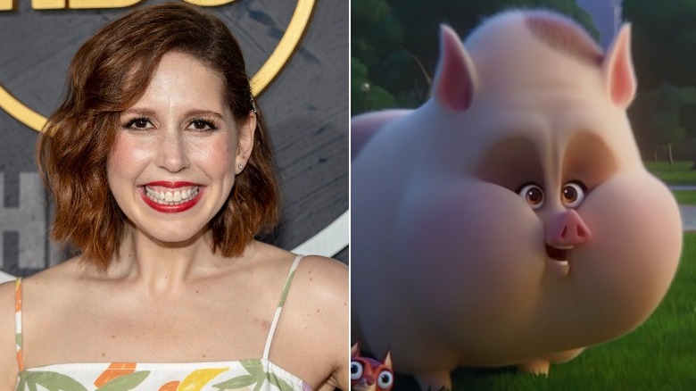 Vanessa Bayer and PB side-by-side