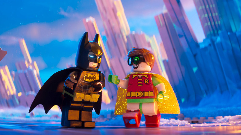 LEGO Batman and Robin conversing