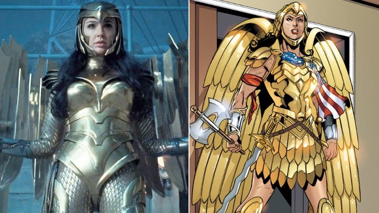 Wonder Woman gold armor