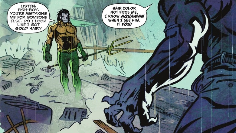 Lobo confronts King Shark