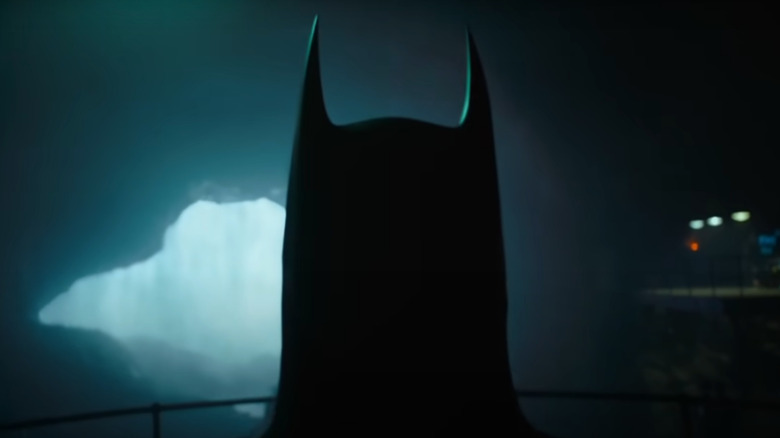 The Batman cowl in The Flash movie 