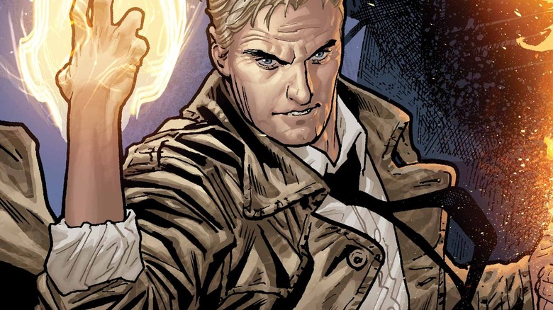 John Constantine conjuring fire