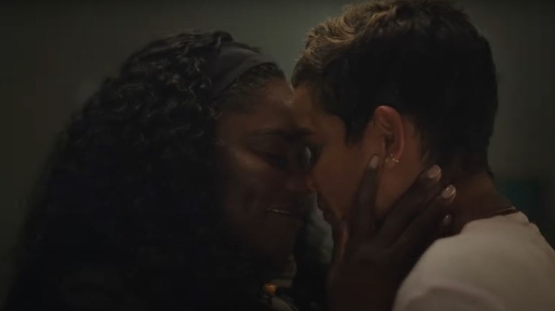 Leota and Keeya Adebayo kissing