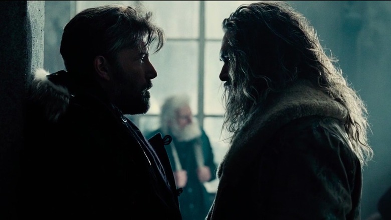 Bruce Wayne confronts Aquaman