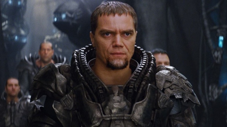 General Zod flanked by soldiers