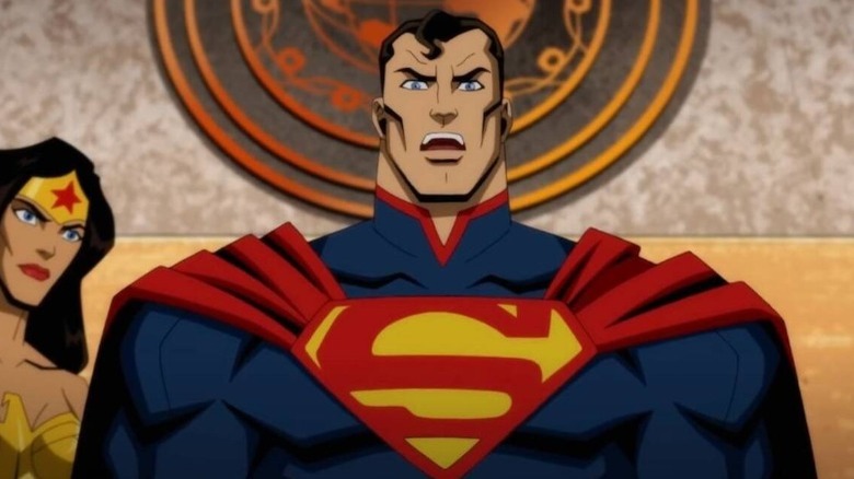 Superman speaking