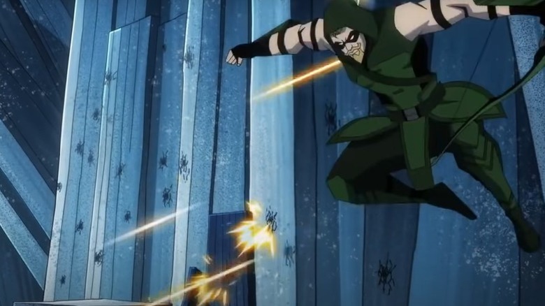 Green Arrow dodging