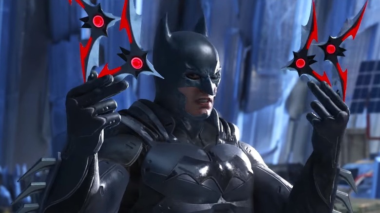 Injustice Batman batarang attack