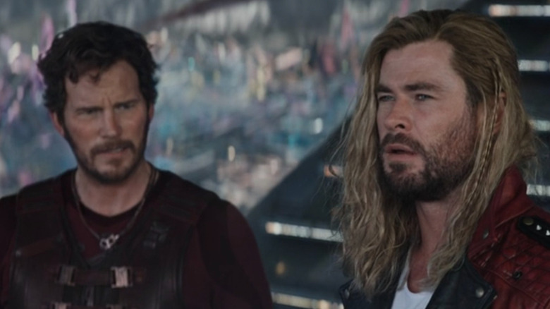 Star Lord and Thor talking