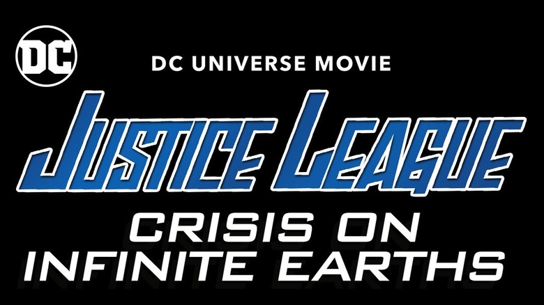 Justice League: Crisis on Infinite Earth's logo