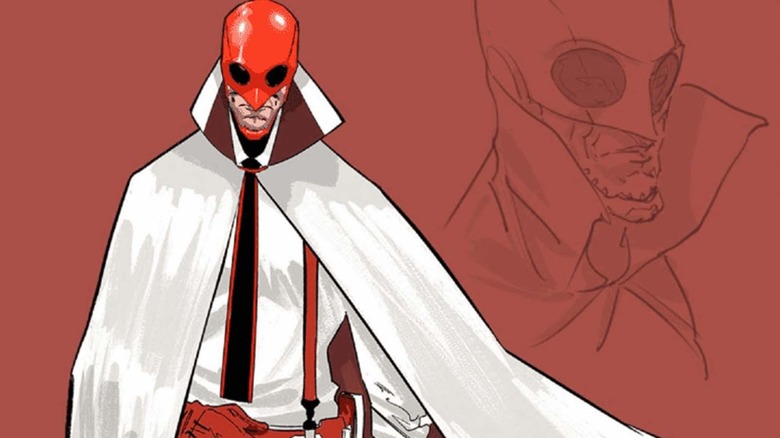 Red Mask design page