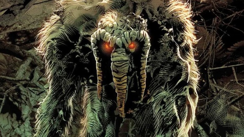 Man-Thing in a swamp