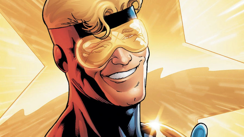 Booster Gold winking