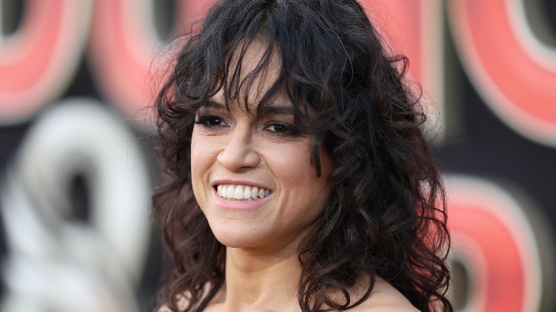 Michelle Rodriguez at movie premiere