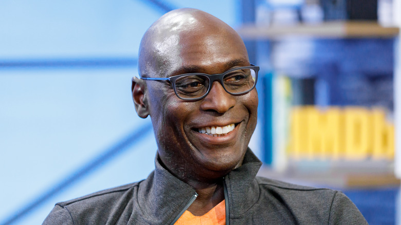 Lance Reddick smiling