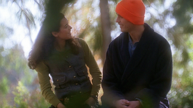 Ziva and Sanders Outdoors Smiling