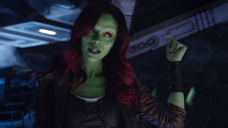 Zoe Saldana in Avengers: Infinity War