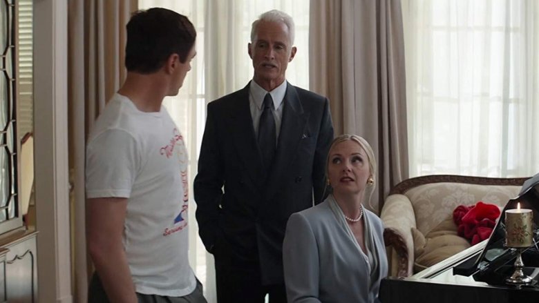 Robert Downey Jr., John Slattery, and Hope Davis in Captain America: Civil War