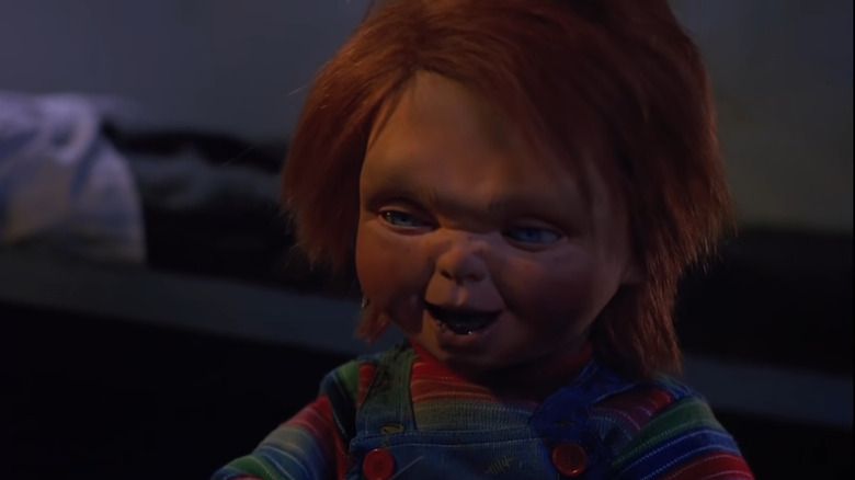 Chucky with his mouth open