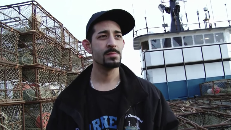 Josh Harris staring at his father's old ship