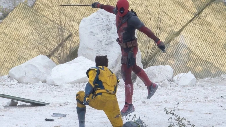 Deadpool Wolverine fighting