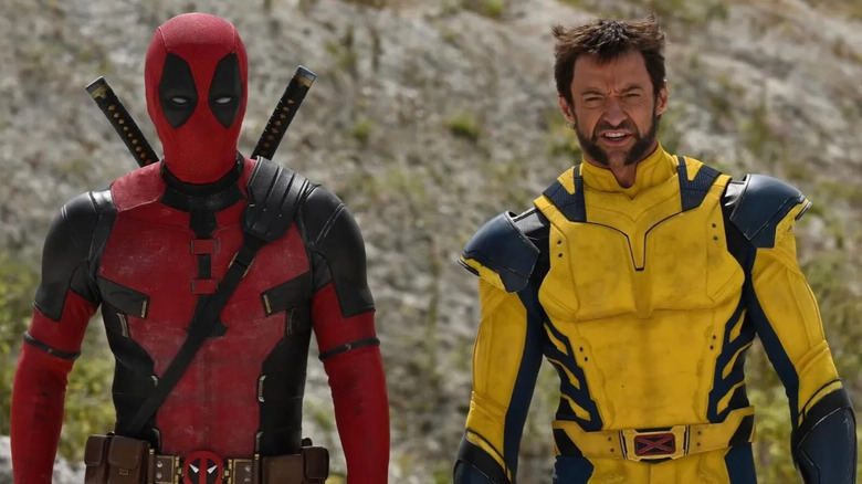 Deadpool and Wolverine walking