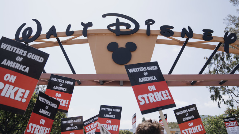 Strike outside Walt Disney