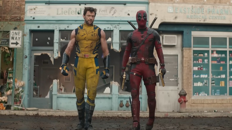 Deadpool and Wolverine walking together