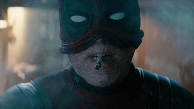 Deadpool smoking