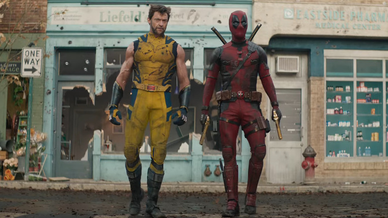 Wolverine and Deadpool walking together