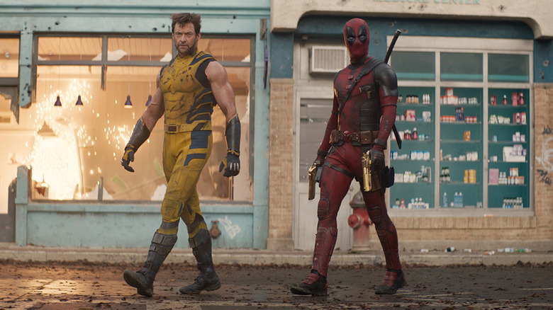 Wolverine and Deadpool walk together